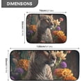 thumbnail image 3 of Dreamtimes Leopard Tree Floral Kitchen Mats 2 Pcs Anti Fatigue Cushioned Kitchen Rugs Water Absorbant Non Slip Comfort Standing Floor Mats for Kitchen Bedroom Liveing Room Bathroom, 3 of 7