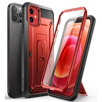 SUPCASE Unicorn Beetle Pro Series Case for iPhone 12 / iPhone 12 Pro (2020 Release) 6.1 Inch, Built-in Screen Protector Full-Body Rugged Holster Case (Ruddy)