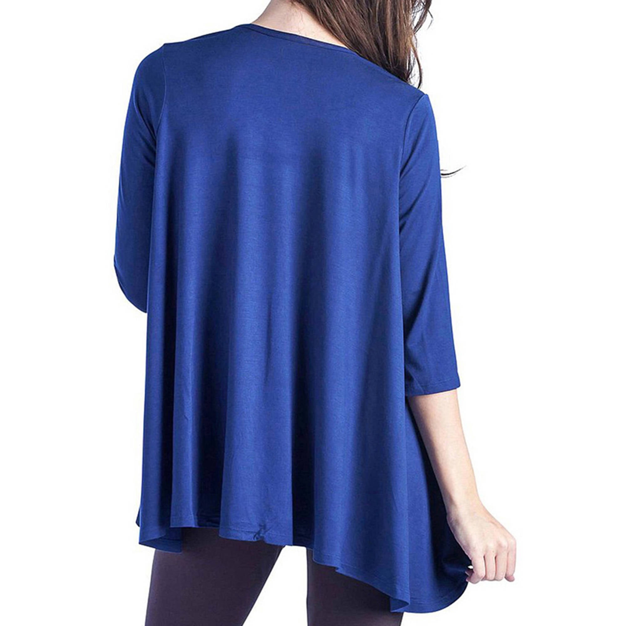 24/7 Apparel Women's 3/4-Sleeve Open Shrug