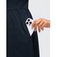 thumbnail image 4 of CRZ YOGA V Neck Maxi Casual Tank Dress Outfits For Women, 4 of 5