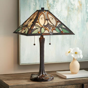 CHLOE Lighting DEMETER Tiffany-style 2 Light Table Lamp 16