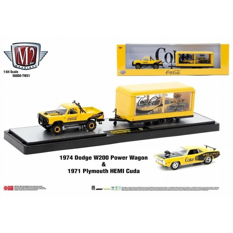 M2 Machines Coca-Cola Auto Haulers Series 56000-TW31 - 1974 Dodge