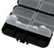 thumbnail image 4 of Caja de almacenamiento de Plástico ANGGREK para aparejos de pesca 26 compartimentos color Negro, 4 of 8