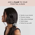 thumbnail image 3 of Kitsch Satin Scrunchies for Women - No Crease Hair Ties – Soft Satin Hair Scrunchies for Girls – Frizz Free, Gentle, Stylish Hair Accessories - Winter, 6 pcs, 3 of 4