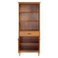 thumbnail image 2 of 70" Solid Wood 2 Door Hutch - Caramel, 2 of 5