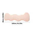 thumbnail image 3 of XEOVHV Cooling Body Pillow, Full Body Support Pillow for Side Sleepers, Soft S Shaped Hug Pillow for Adults, with Removable Pillowcase, Pink, 3 of 8