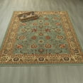 thumbnail image 4 of Ottomanson Non-Slip Area Rug for Living Room 5' x 6'6" Durable Low Profile Carpet, Seafoam Floral, 4 of 8