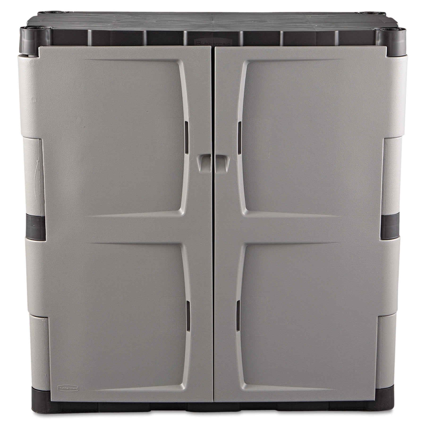 Rubbermaid 7085 Plastic Storage Cabinet Base Double Door 36W x 18D x 37H