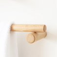 thumbnail image 2 of Toallero Simple Toallero De Madera Para Baño Cocina Hogar (45cm) Afortunado Sencillez, 2 of 5