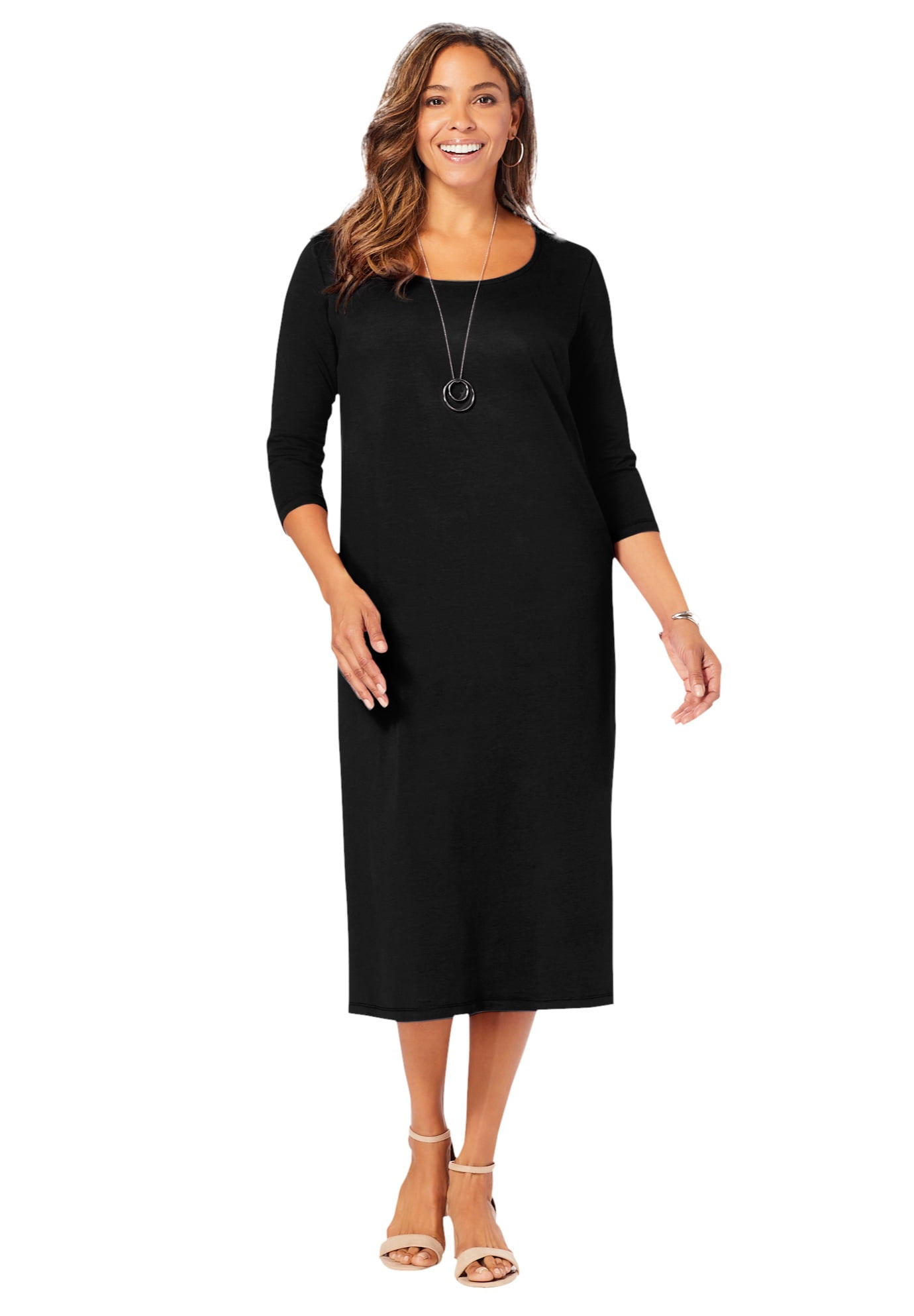 Knit T-Shirt Dress Stretch Jersey 3 