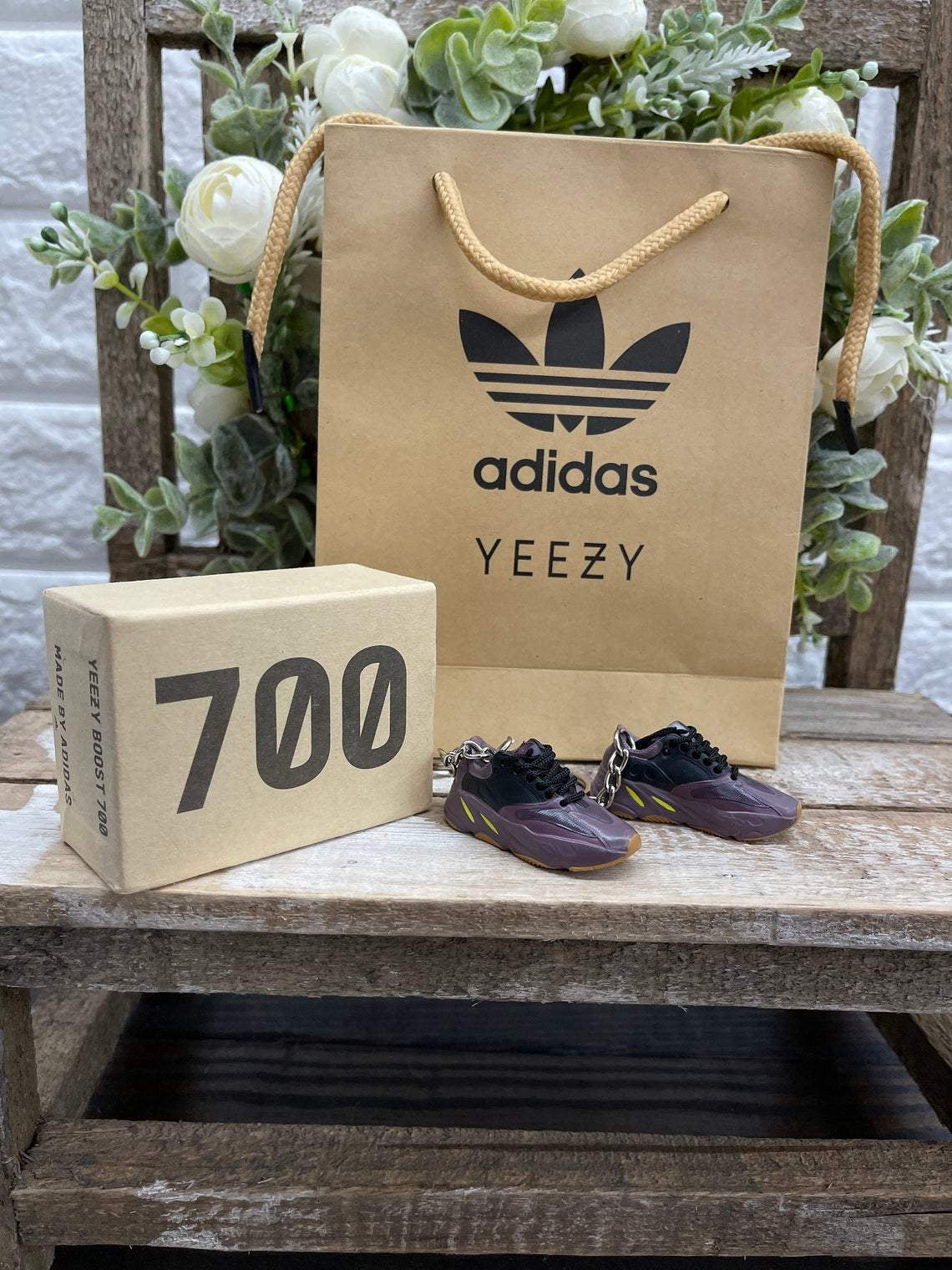 yeezy 700 keychain