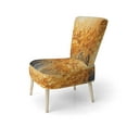 thumbnail image 3 of Designart « Radiant Gold I » Jaune Paysage Abstrait Fauteuil d'Appoint Rembourré - Fauteuil Moderne pour Salon, 3 of 7