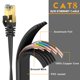 thumbnail image 2 of Cable Ethernet Ercielook CAT8 de 150 pies de alta velocidad blindado negro, 2 of 6