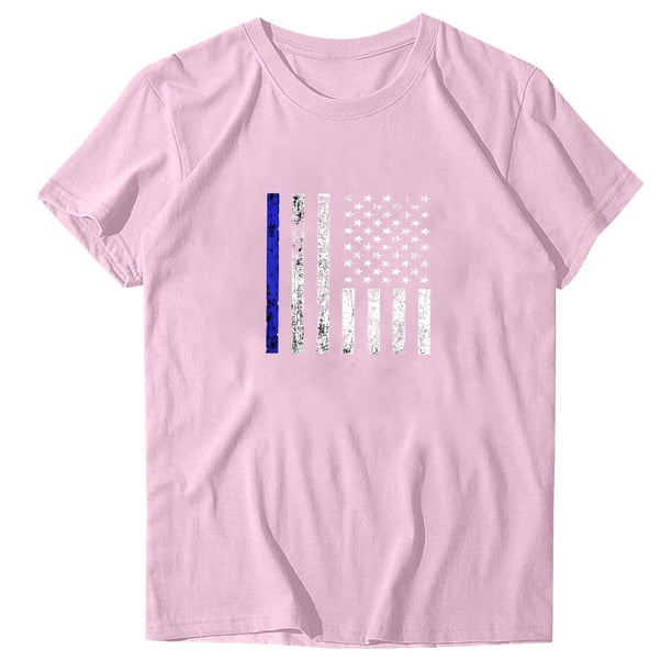 Blusas de Manga Corta para las Mujeres Divertido Impreso Cuello Redondo Tee, Vintage Humor Gráfico Blusas de Primavera para las Mujeres