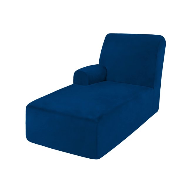 Funda para muebles ULTICOR, funda de diván adicional, azul marino, grande a la izquierda