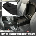 thumbnail image 4 of 1 Pair Car Armrest Covers Fold Down Armrest Seats Decor Covers for Honda Odyssey 2000-2011 Black, 4 of 6
