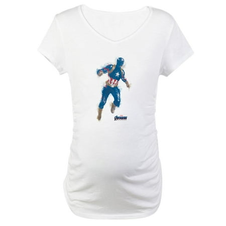

CafePress - Captain America Maternity T Shirt - Cotton Maternity T-shirt Cute & Funny Pregnancy Tee