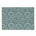 thumbnail image 1 of Geometric Cutting Board, Inner Spirals Ellipse Forms with Wavy Horizontal Short Lines Abstract Modern, Decorative Tempered Glass Cutting and Serving Board, Small Size, Blue Grey Dust, by Ambesonne, 1 of 1