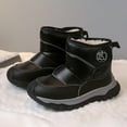 thumbnail image 2 of Quealent Winter Snow Boots for Boy and Girl Outdoor Waterproof with Furry Lined(Toddler/Little Kids) Black for Size 13, 2 of 7