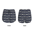 thumbnail image 6 of Uemuo Ski Goggles Vintage Print Pattern Women's Athletic Shorts High Waisted Running Shorts with Liner Pockets Gym Elastic Workout Shorts-Medium, 6 of 9