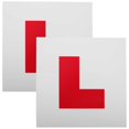 thumbnail image 1 of 2Pcs Magnetic Learner L Plates Motorcycle Car Sticker Magnetic L Plates Learner Driver Plates, 1 of 4