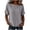 *Gray, variant on VBVC Women's Linen Blend Short Sleeve Shirt , Casual Crew Neck Blouse For Women, Ladies' Lightweight Loose Fit Tunic Top,Black,S-2XL