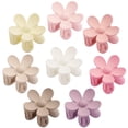 thumbnail image 1 of Pinzas para el cabello de flores Pinzas para el cabello grandes 8PCS Pinzas para el cabello de margaritas grandes Pinzas para el cabello mate Pinzas para la mandíbula de sujeción fuerte Cabello grueso, 1 of 5