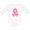 AA-White, variant on Inktastic Breast Cancer Pink Ribbon Awareness Month Girls Long Sleeve Baby Bodysuit