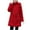 ZA-Red, variant on Hvyesh Womens Heavenly Long Hooded Jacket Winter Thicken Puffer Coat Warm Long Sleeve Baggy Long Coats Zipper Up Quilted Jacket with Pockets