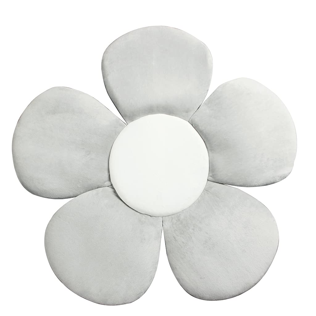 Blublu Park Flower Baby Bath Mat, Comfort Toddler Bathtub Pad Cushion