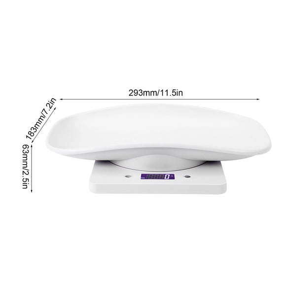 Báscula digital para mascotas, báscula digital para mascotas pequeñas de 10 kg/1 g, báscula electrónica de máxima confiabilidad
