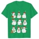 thumbnail image 1 of Camisetas de libro de fantasma de Navidad para mujer, ropa de libro de lectura de fantasma, camisetas de Navidad de manga corta, camisetas casuales de moda, Tops, 1 of 5