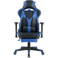 thumbnail image 3 of Lorell, LLR84388, Foldable Footrest High-back Gaming Chair, 1 Each, 3 of 7