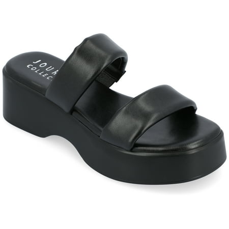 

Journee Collection Womens Veradie Tru Comfort Foam Slip On Platform Sandals