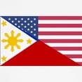 thumbnail image 3 of CafePress - Half Philippines Half American Flag T Shirt - Light T-Shirt Kids XS-XL, 3 of 4