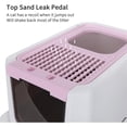 thumbnail image 5 of Jumbo Hooded Cat Litter Box, Extra Large Gray, 5 of 6