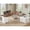 White+Brown, variant on 76.8" Farmhouse L Shaped Electric Standing Desk with 6 Drawers and File Cabinet, Height Adjustable Computer Desk, Home Office Desk