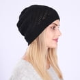 thumbnail image 3 of Womens Winter Warm Knit Beanie Hats Slouchy Skull Cap, 3 of 6