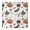 Halloween Ghosts Pumpkins, variant on Halloween Ghosts Skulls Bats and Pumpkins Square Fitted Tablecloth with Elastic Edge,Square Table Cover,Washable Elastic Table Cover for Home Kitchen Party Decor 34"x34"