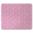thumbnail image 1 of Panda Mouse Pad, Fluffy Animals Playing Around on a Pink Background, Rectangle Non-Slip Rubber Mousepad, Pink Multicolor, by Ambesonne, 1 of 2