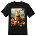 thumbnail image 2 of Plus Size Shirt for Women Black Tops for Women Short Sleeves Shirt for Women Easter T Shirt Crewneck Shirt for Women XL, 2 of 5