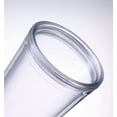 thumbnail image 2 of Reusable Plastic Cups 16-oz Double-Wall Clear Plastic Tumblers with Lid and Straw, 2 of 10