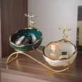 thumbnail image 2 of 1 Juego de zapatero de entrada elegante con bandeja de almacenamiento de llaves y estante para artículos diversos, decoración perfecta para mueble de TV y hogar para sala de estar, 2 of 4