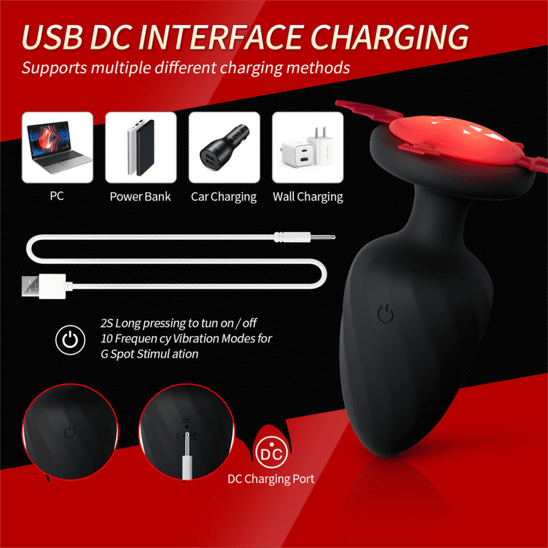12 Mode Wireless Remote Control Vibrating Anal Butt Plug,Anal Vibrator with  Flashing Light Base,Adult Sex Toys for Men Women Couples - Walmart.com