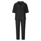 thumbnail image 1 of Mens Camisas de Verano Color Sólido Manga Corta V-Cuello Blusa, Ligero Casual Bajo Camisas para Hombres, 1 of 4