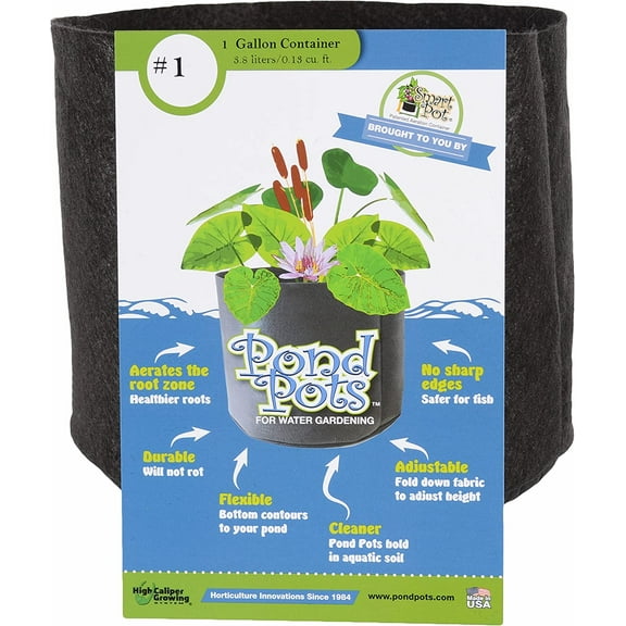 SMART POT 1 Gallon Fabric Grow Bag Pond Pot