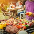 thumbnail image 5 of Grill Mesh Mat Set of 4,Heavy Duty BBQ,Barbecue Grill Accessories Reusable Non Stick BBQ Grill mats, Heavy Duty, Reusable Grilling mats, Easy to Clean - Works on Gas, Charcoal, Pellet Grill Clearance, 5 of 9