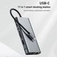 thumbnail image 4 of Estación de Acoplamiento USB C HUB 11 en 1 Adaptador HUB Compatible con A Tipo C 4K Hub USB-C A VGA RJ45 PD 100W, 4 of 5