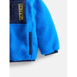 Pokemon Pikachu Boys’ Faux Shearling Jacket with Hood, Sizes XS-XL