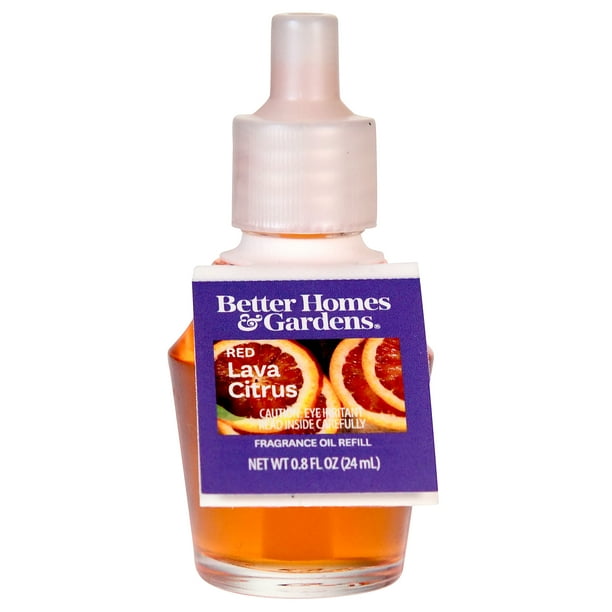 Red Lava Citrus Fragrance Oil Refill, Better Homes & Gardens, 24 ml